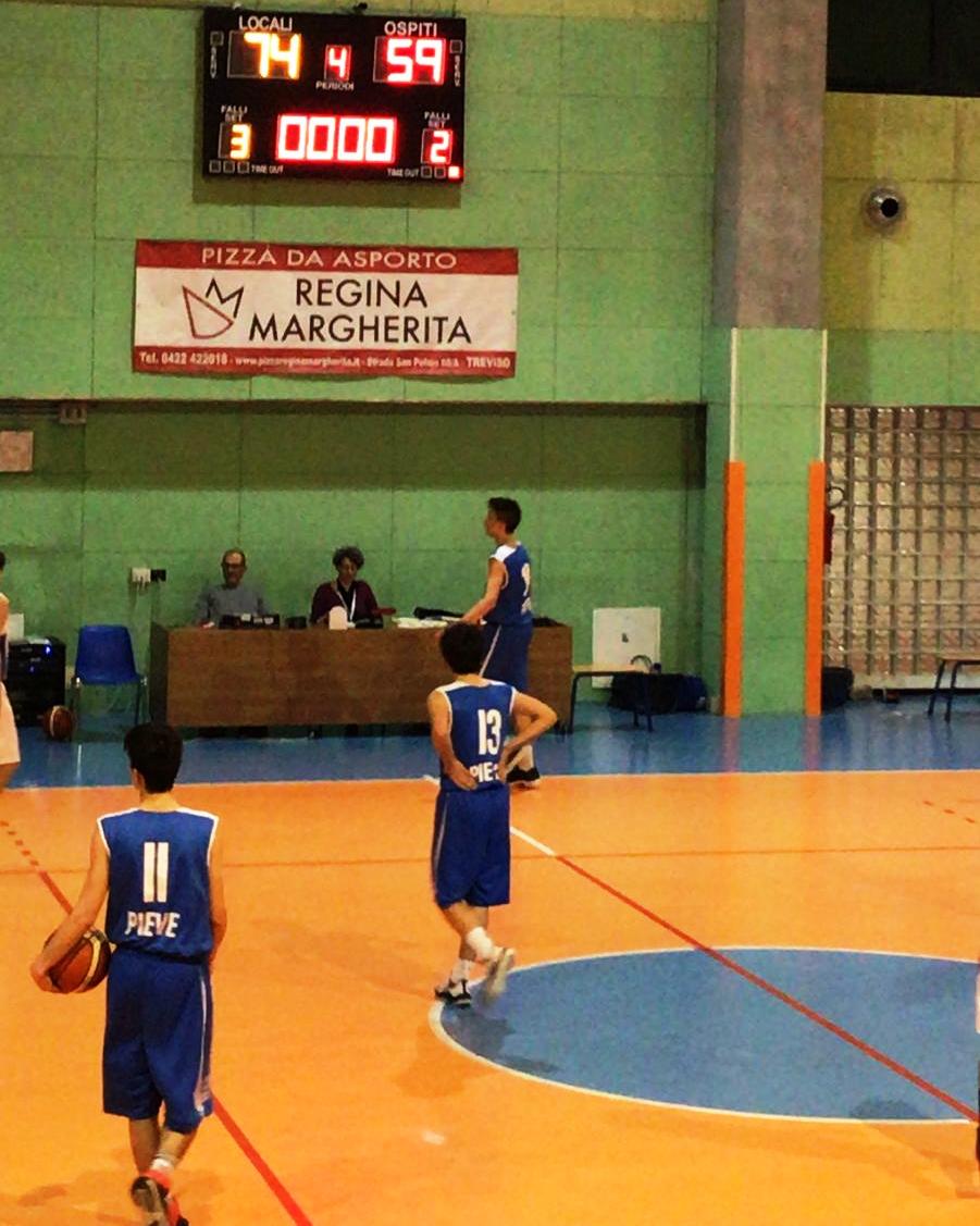 U16 Hesperia Treviso Pieve 74 59